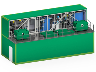 Установка очистки сточных вод контейнерного типа «Кристалл-БИО-МБР»