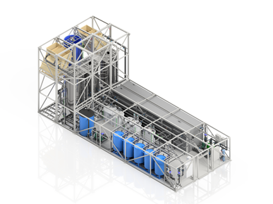 Containerized water treatment plant "Crystall-OWK"