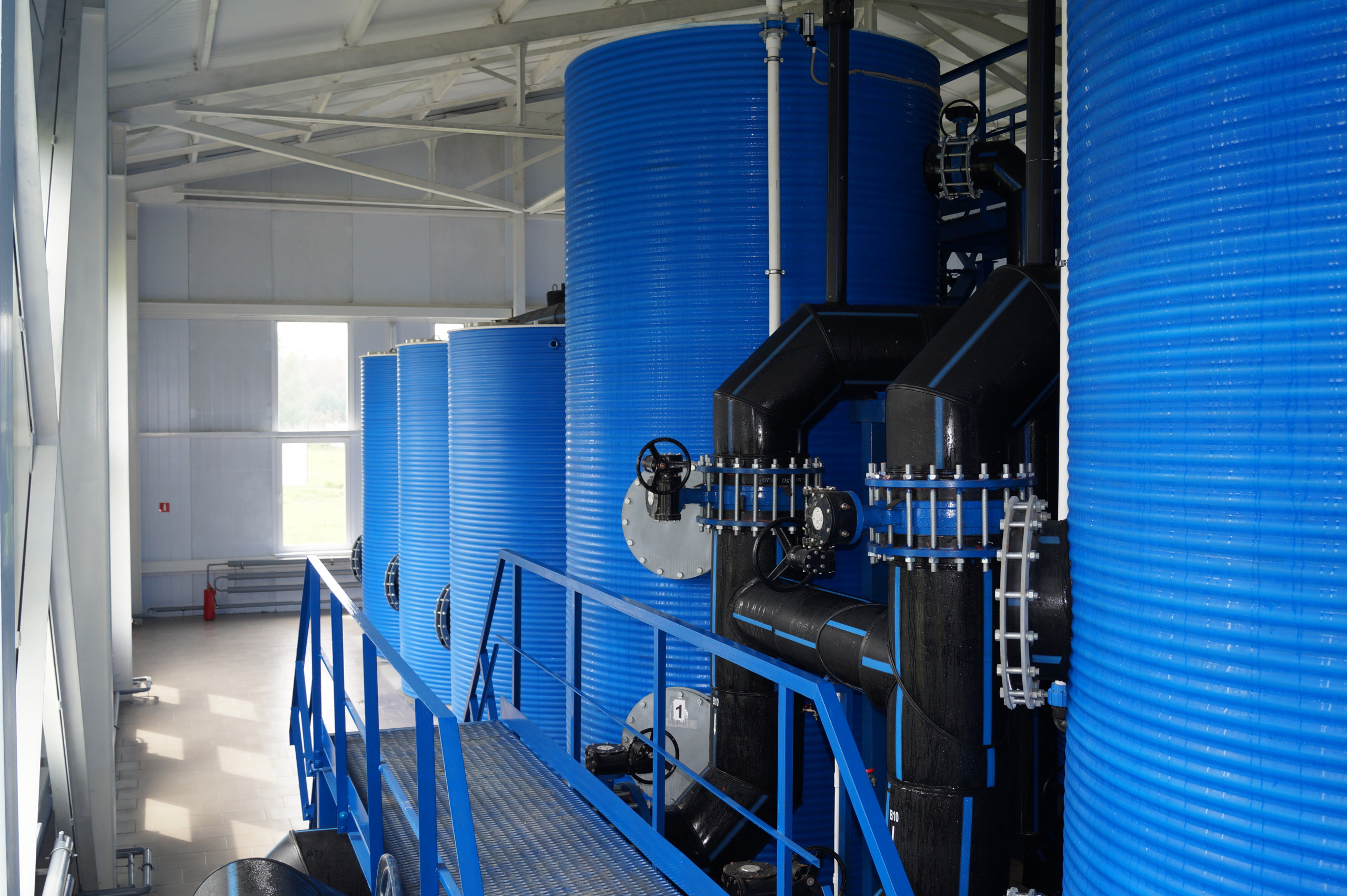 Non-pressure block-modular water treatment plant «Crystall-B»